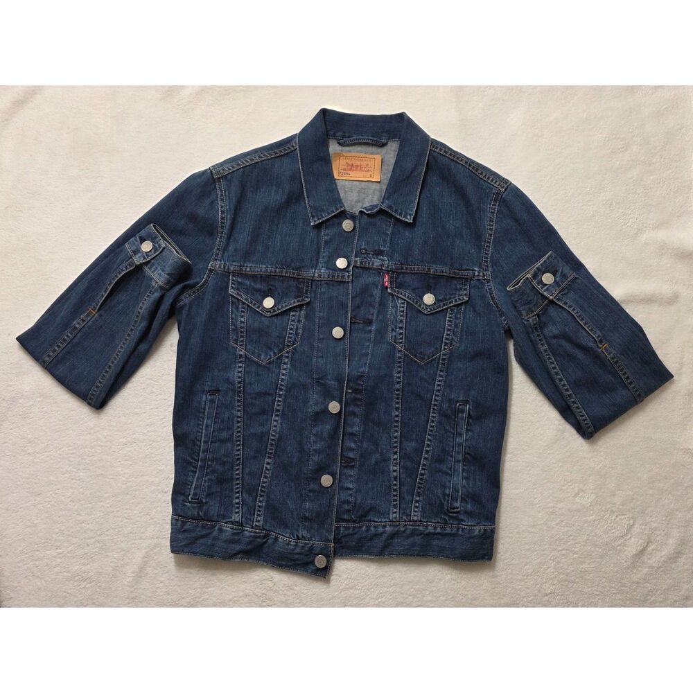 Levi's Dark Blue San Francisco Cal 72334 Denim Long-Sleeve Jacket Size S